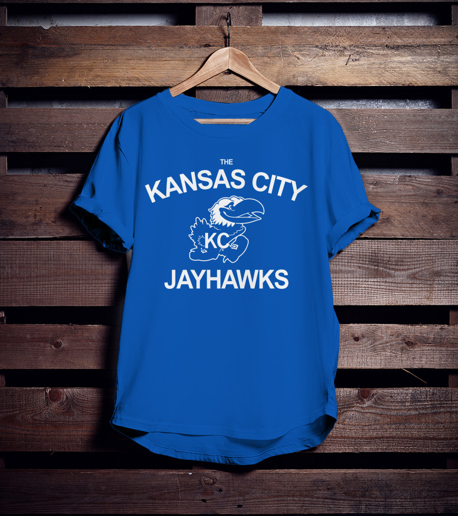 The Kansas City Jayhawks KC Raygun Clothing T-Shirt