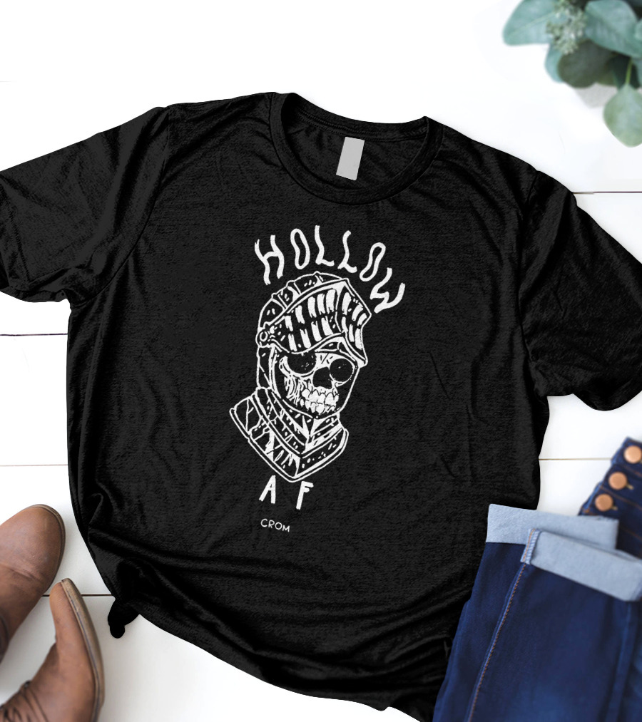 Crom Hollow AF Skull Knight T-Shirt