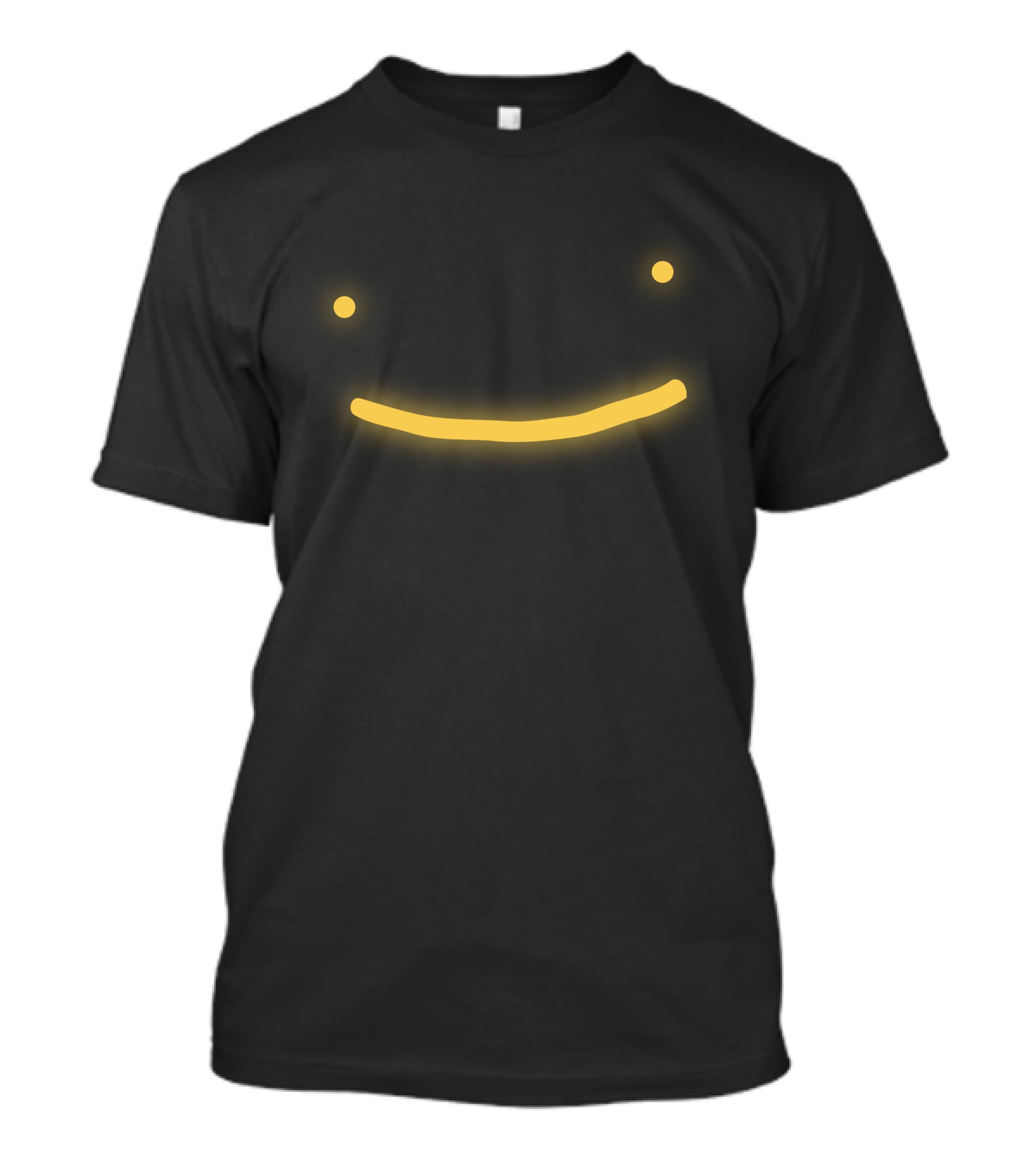 6 Million Dream Smile Face Yellow Eyes Mouth T-Shirt