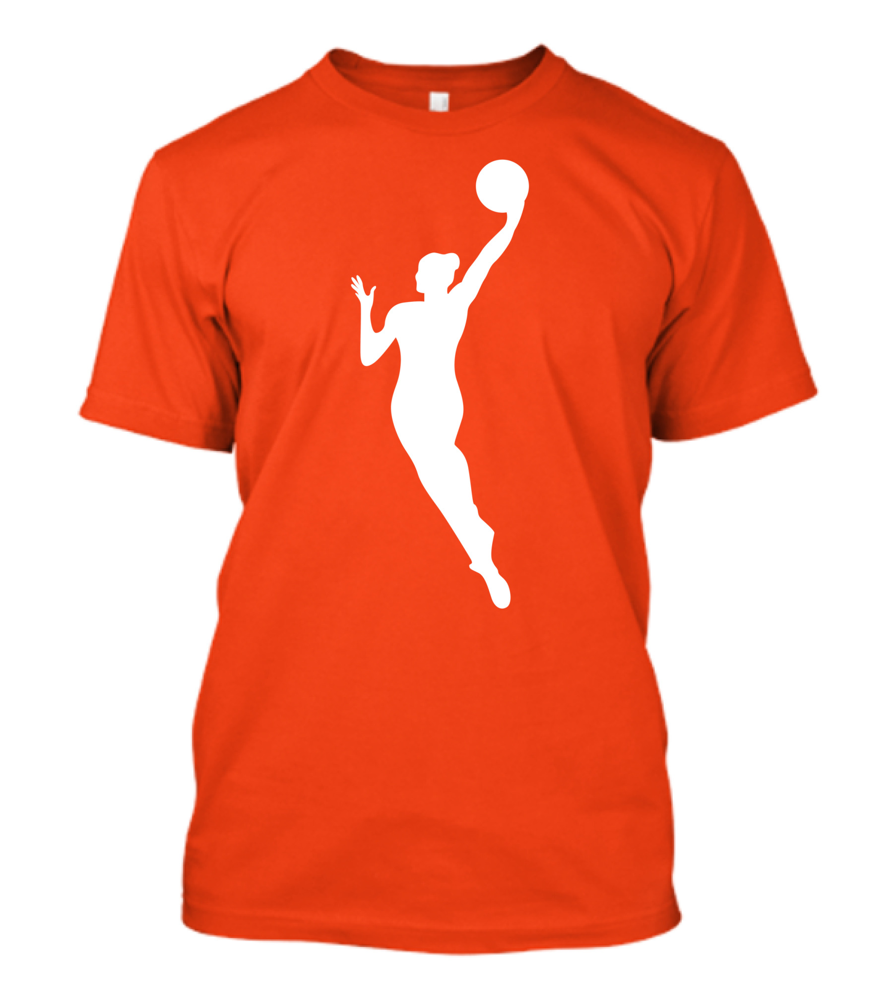 WNBA Jump Shot Icon On T-Shirt