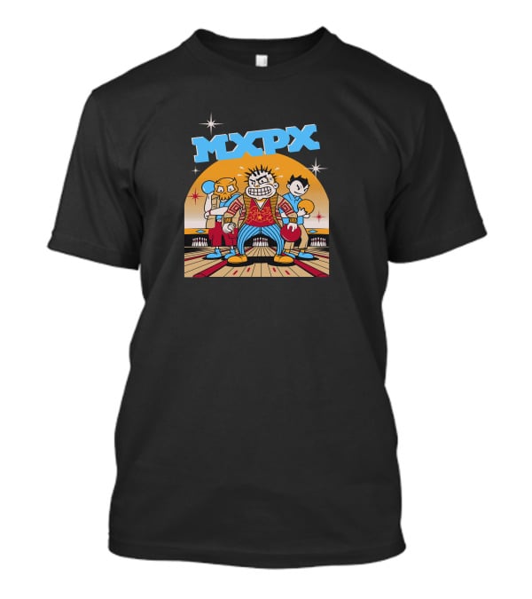 MXPX Bowling Alley Band Trio T-Shirt