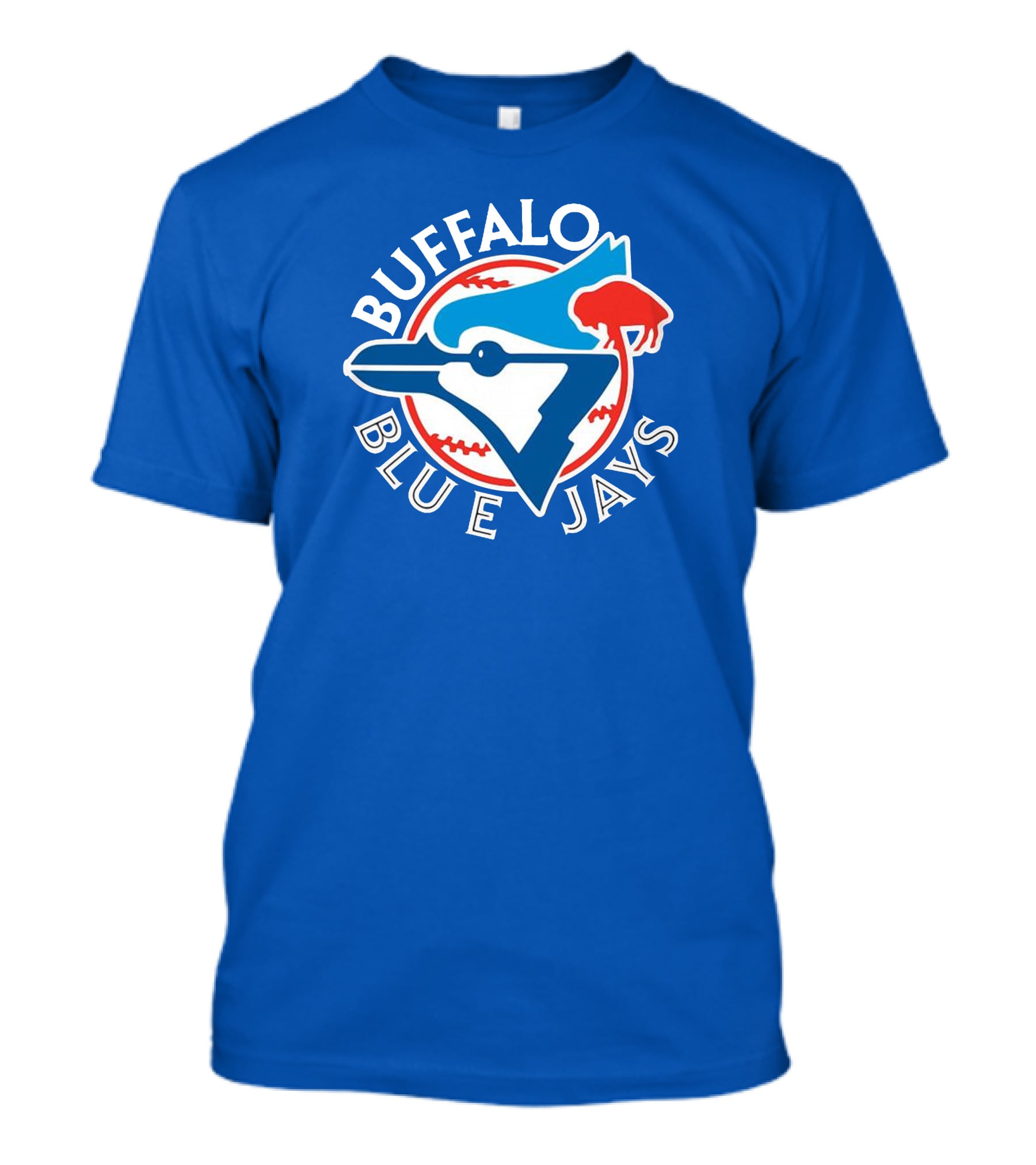 Buffalo Blue Jays Vintage Baseball Logo Fusion T-Shirt