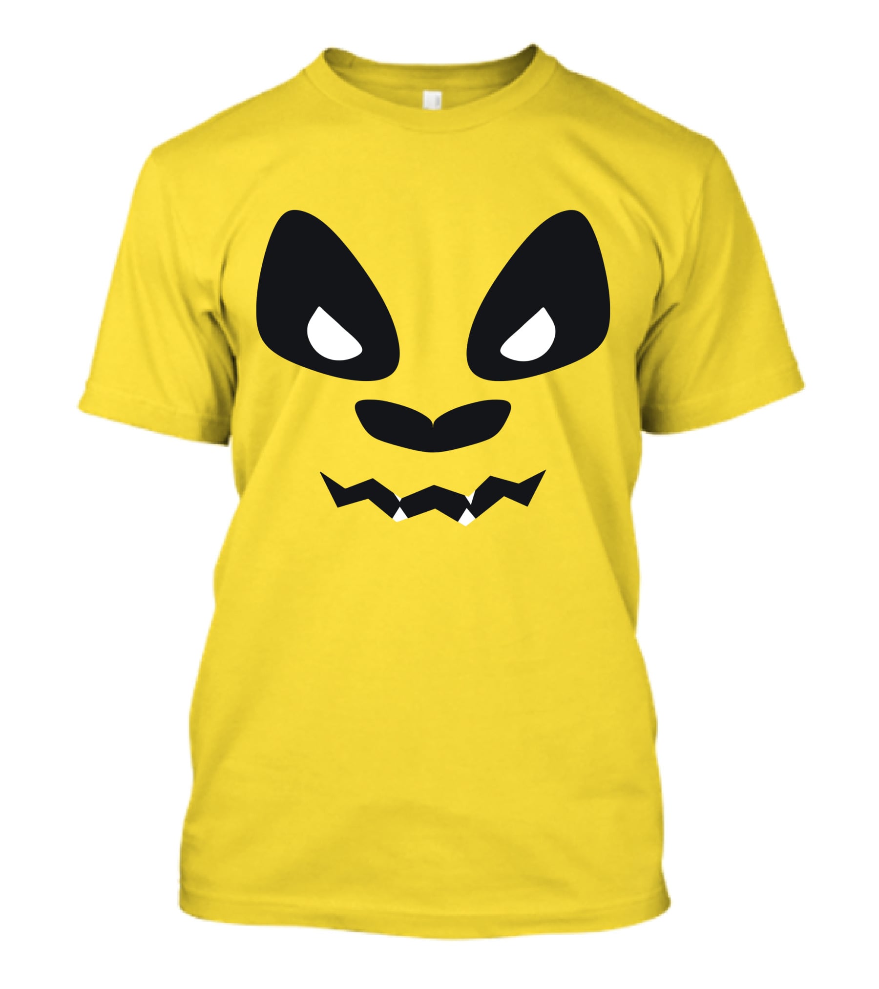 Sapnap Merch Halloween Panda Face Yellow T-Shirt