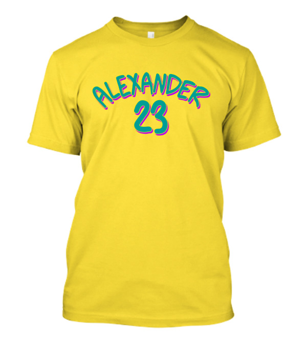 Alexander 23 Merch Spring Yellow T-Shirt