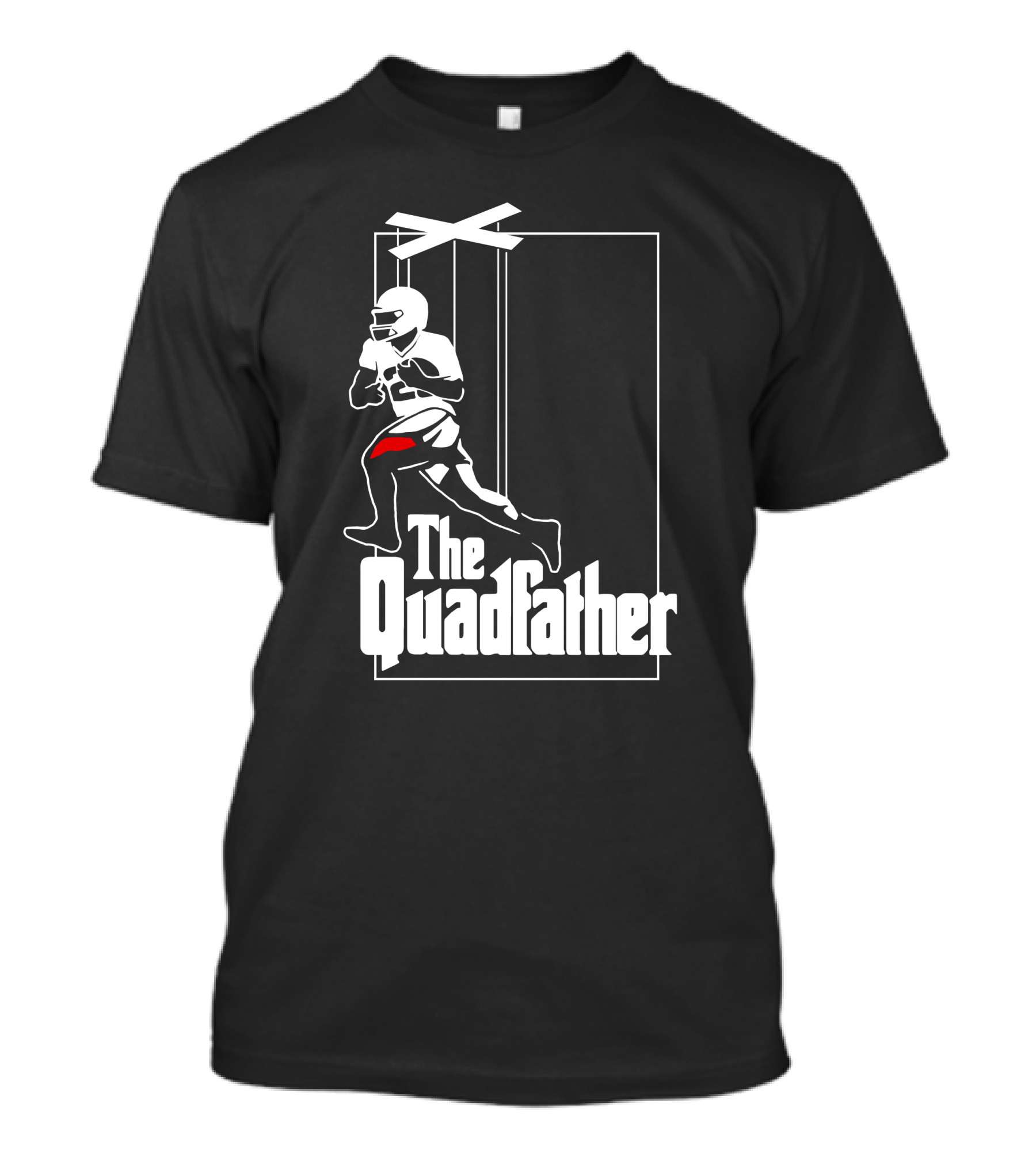 Aj Dillon The Quadfather Football Puppet T-Shirt