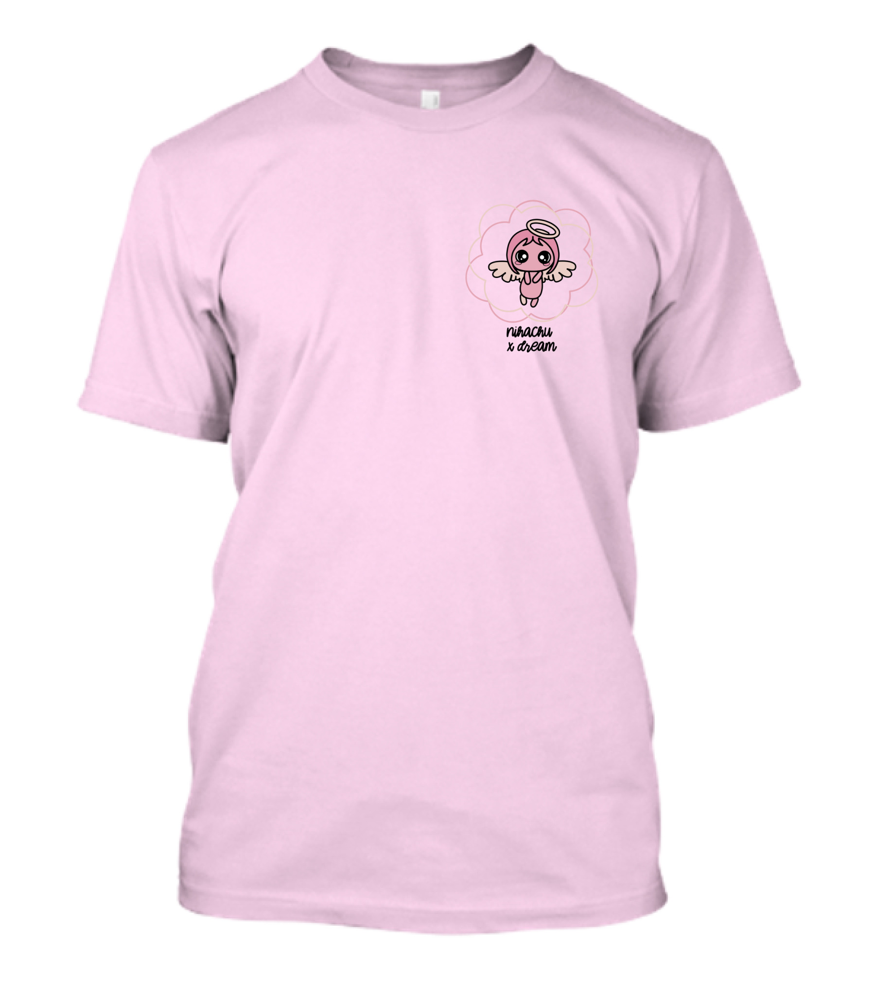 Nihachu X Dream Angel Character Pink T-Shirt