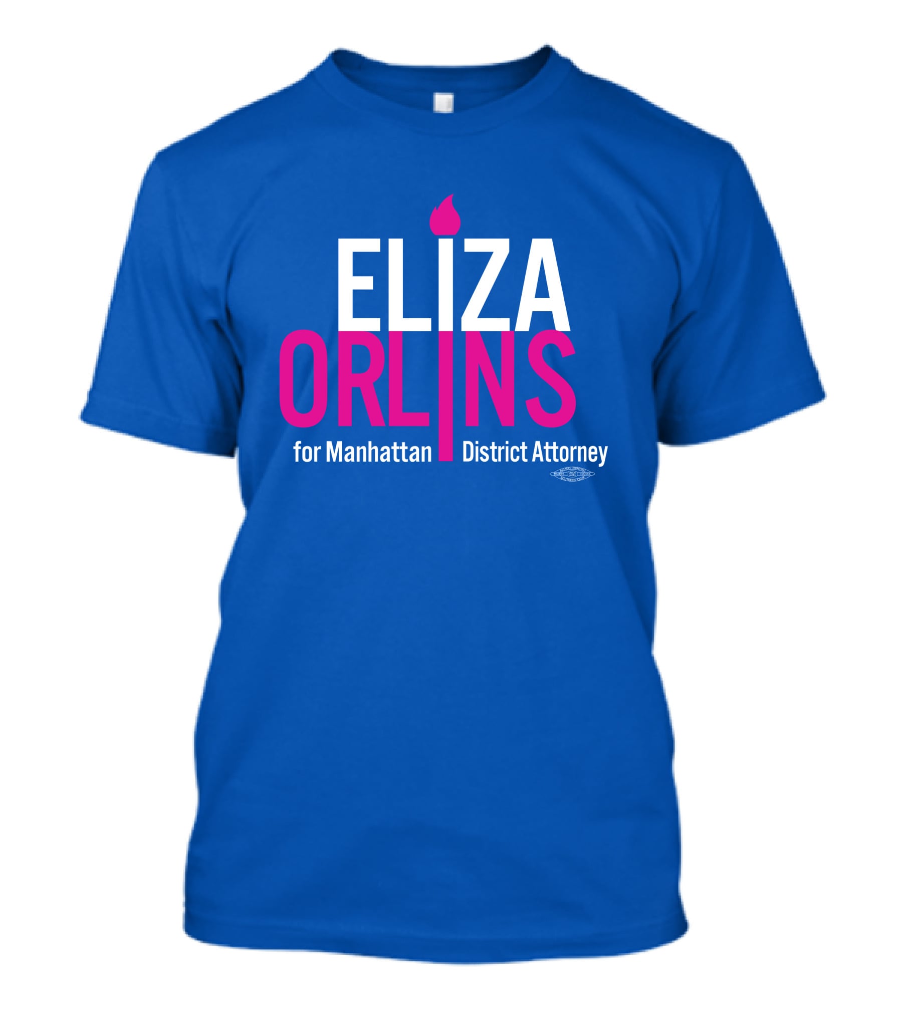 Eliza Orlins For Manhattan District Attorney Campaign Flame T-Shirt