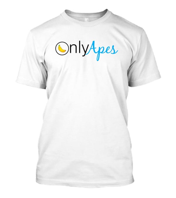 Primatesdaily Onlyapes Banana Logo Merch T-Shirt