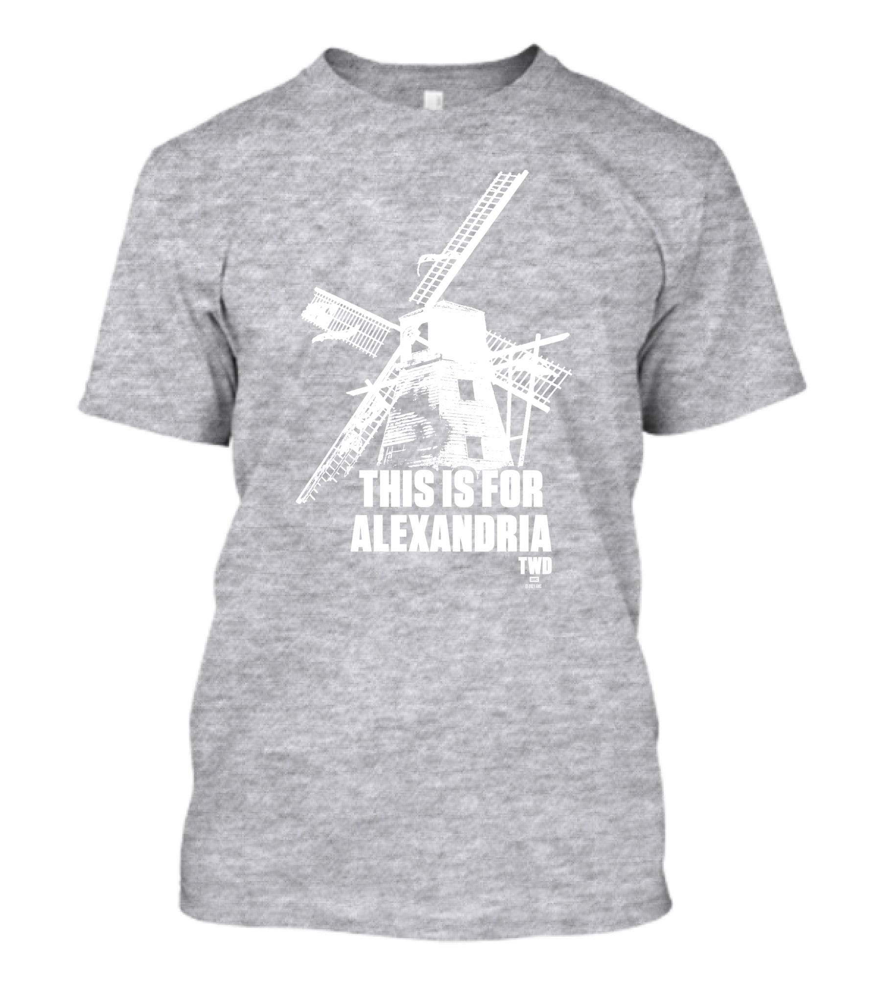 The Walking Dead TWD This Is For Alexandria Windmill T-Shirt