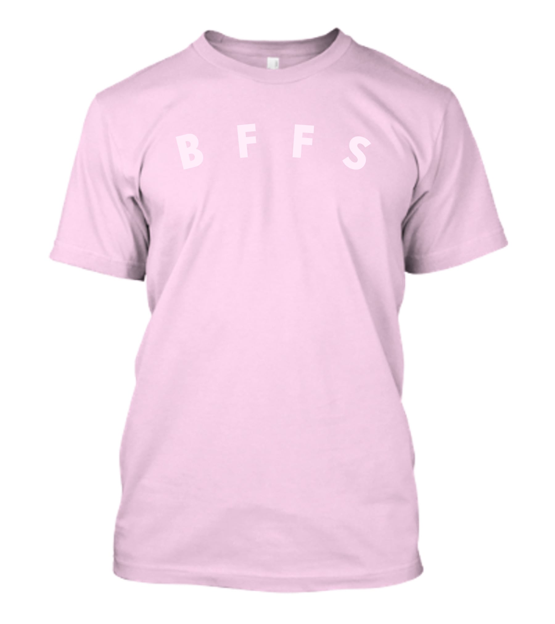 BFFs Puff Print Pink T-Shirt