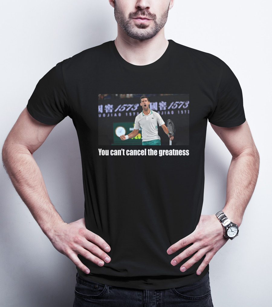 You Can't Cancel The Greatness Tennis Champion T-Shirt