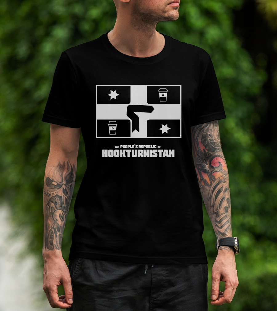 The People’s Republic Of Hookturnistan Flag Coffee Cup Stars Iconic T-Shirt