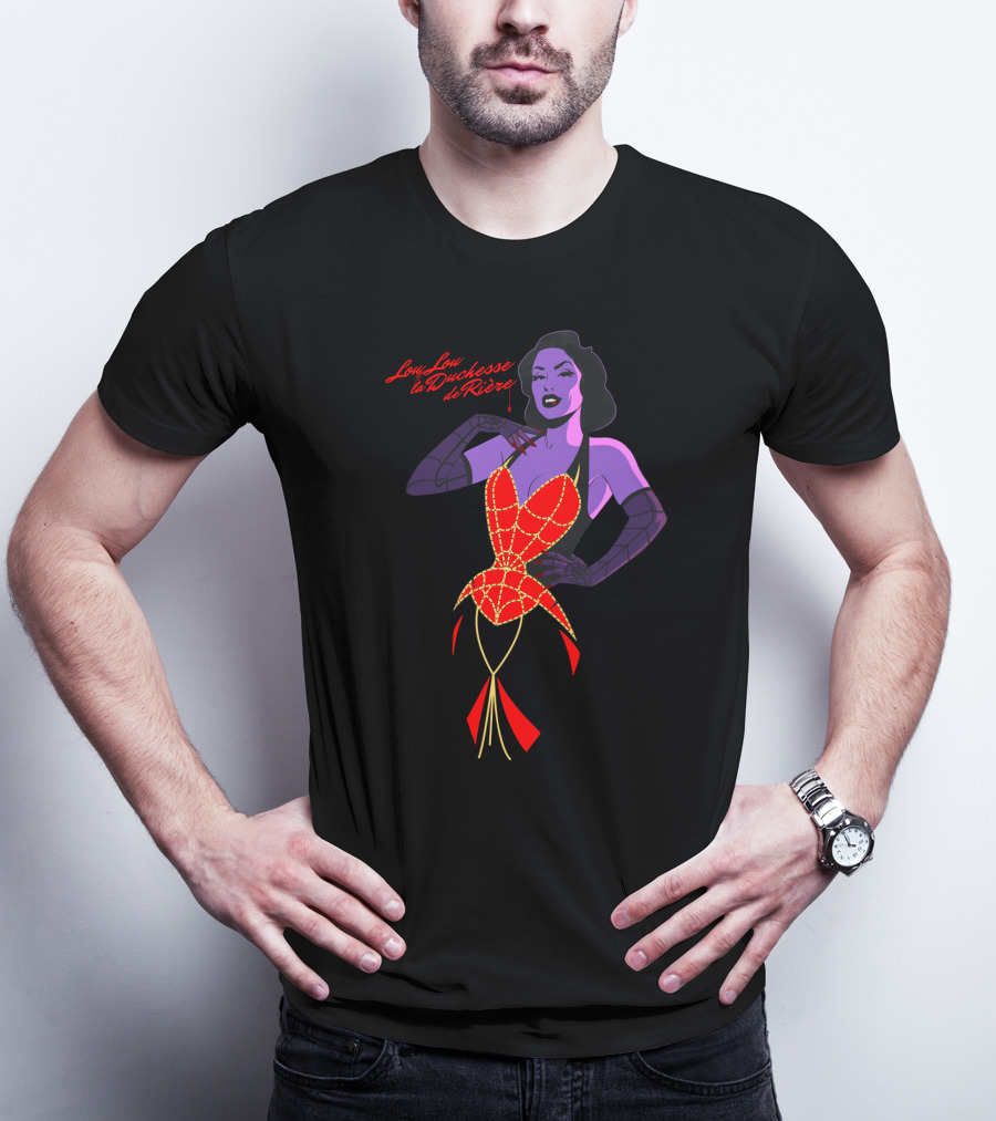 Lou Lou La Duchesse De Rière Below The Collar Spider Queen T-Shirt