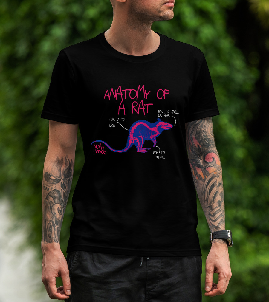 Noahfinnce Anatomy Of A Rat For You To Kiss Smell Fear Steal Hottopic T-Shirt