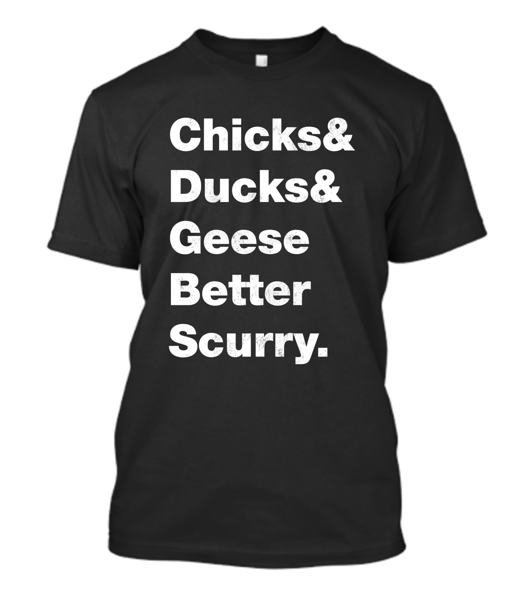 Chicks And Ducks And Geese Better Scurry Rodgers And Hammerstein Oklahoma Music Lyric T-Shirt