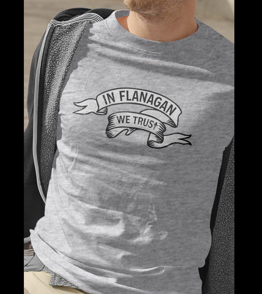 Rahul Kohli In Flanagan We Trust Banner T-Shirt