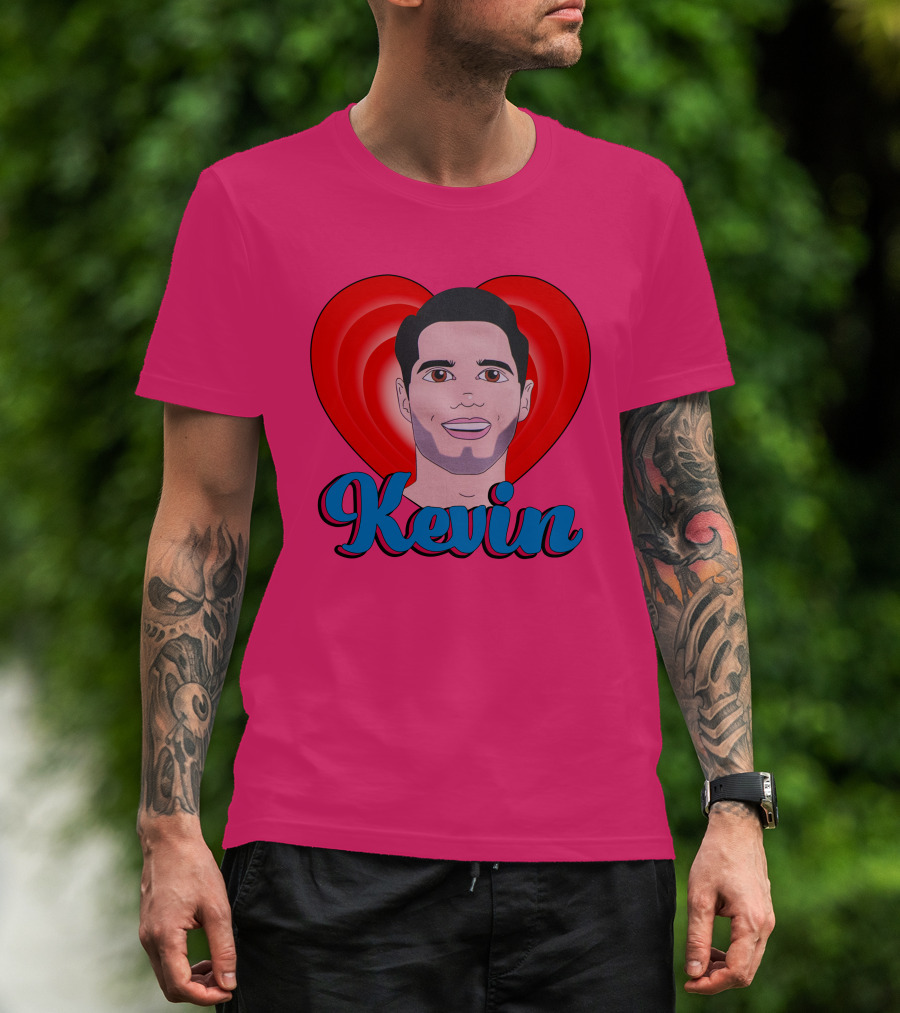 Kevin Fiala Heart Design Minnesota Wild T-Shirt