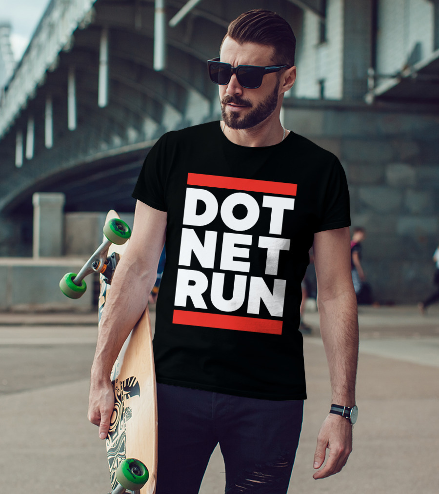 DOT NET RUN Scott Hanselman T-Shirt