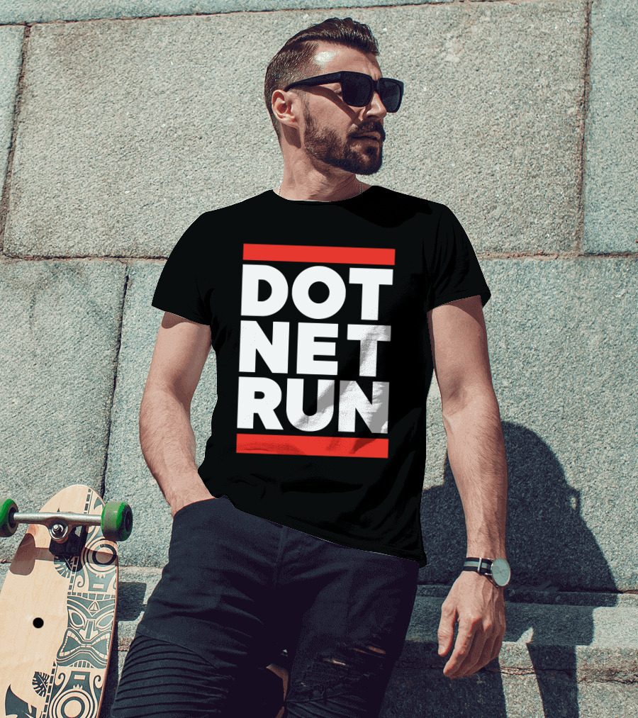 DOT NET RUN Scott Hanselman T-Shirt