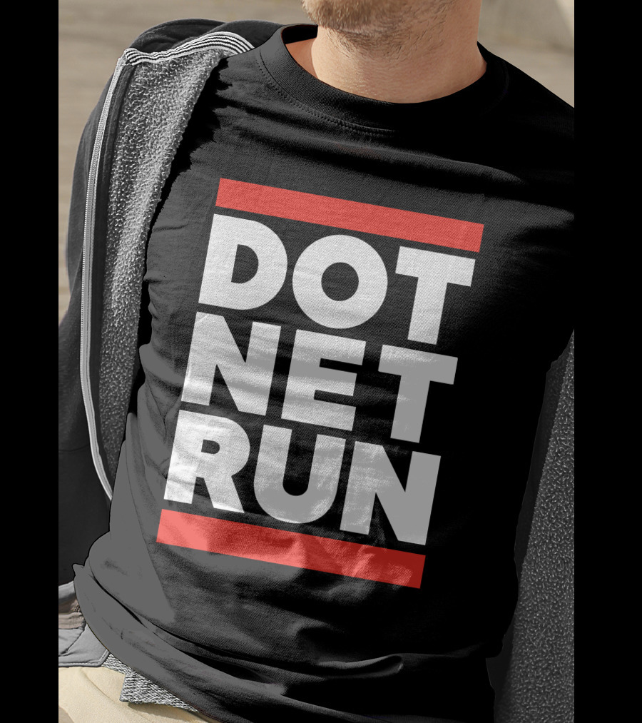 DOT NET RUN Scott Hanselman T-Shirt