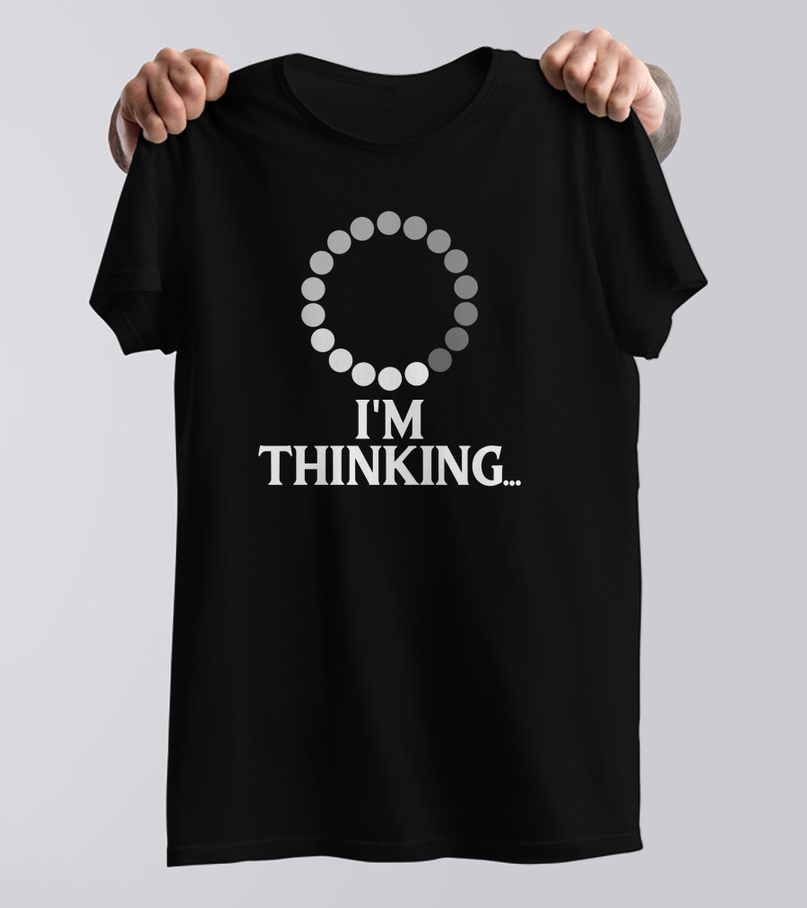 Whoopi Goldberg I'm Thinking Loading Animation T-Shirt