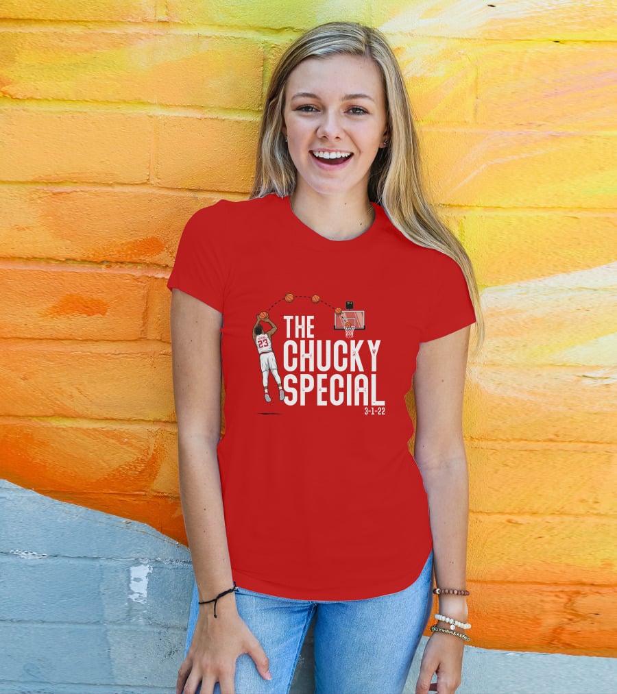 Chucky Hepburn The Chucky Special Basketball Shot 3-1-22 The Players Trunk Merch T-Shirt