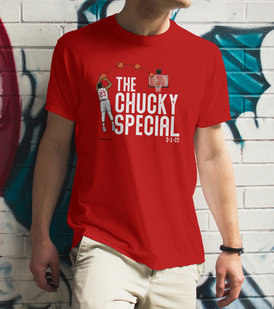 Chucky Hepburn The Chucky Special Basketball Shot 3-1-22 The Players Trunk Merch T-Shirt