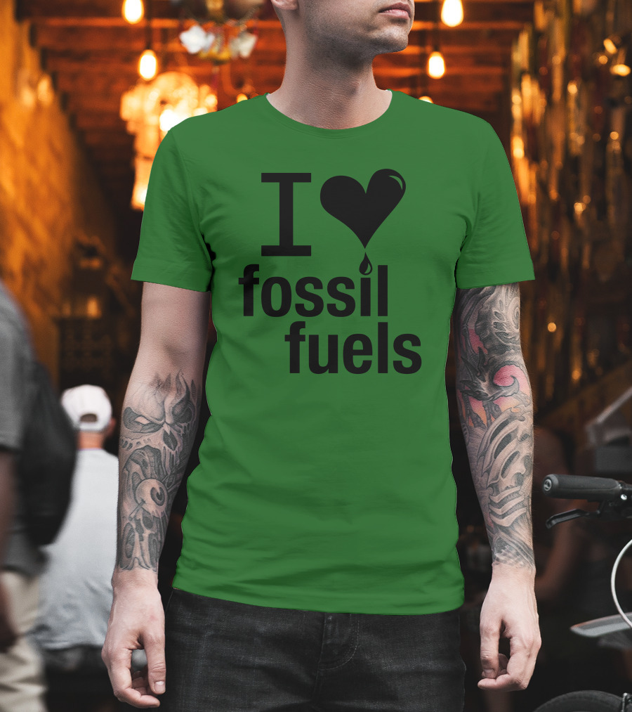 Alex Epstein UFC272 I Love Fossil Fuels Iconic Heart T-Shirt