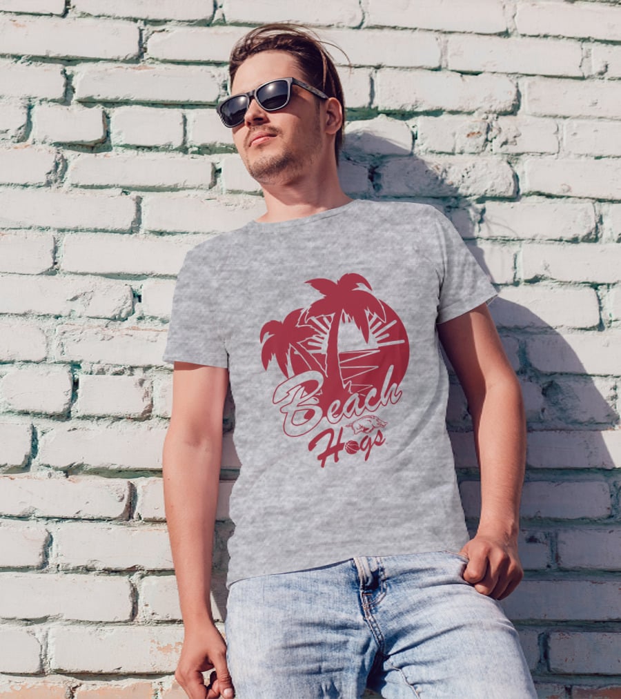 Eric Musselman Beach Hogs Arkansas Razorback Tampa T-Shirt