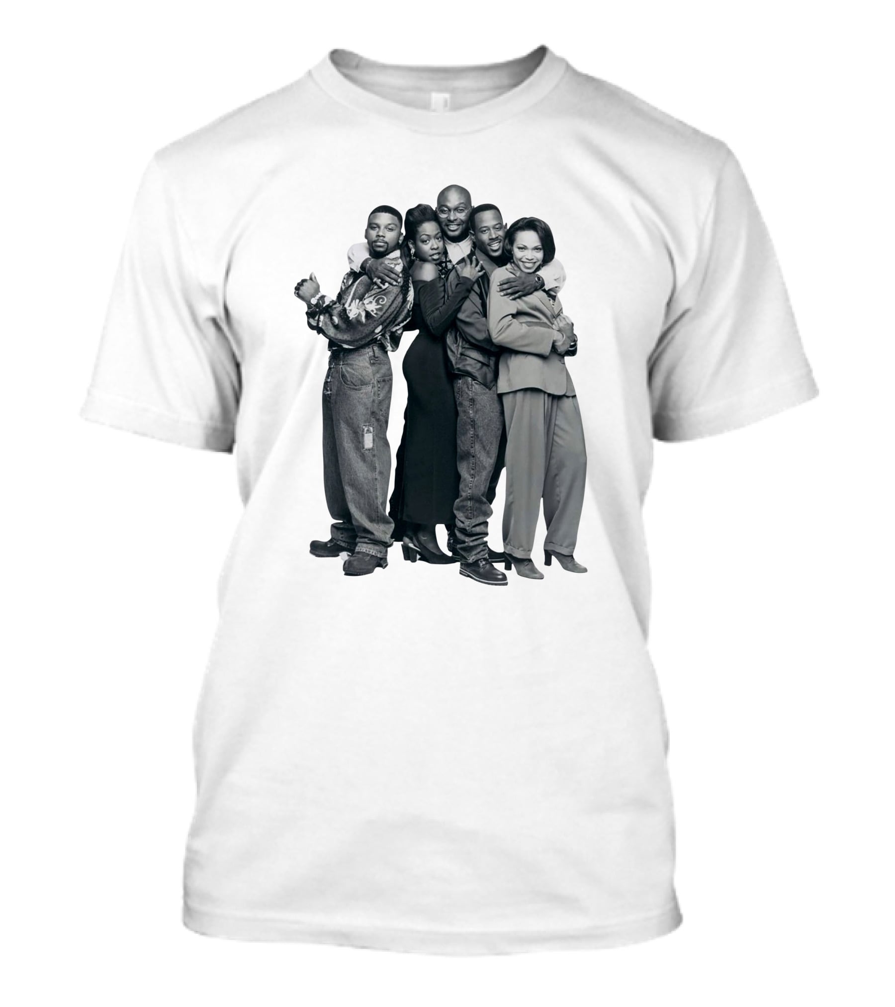 Martin Lawrence The Squad Is Everything Squad Goals Iconic Group Photo T-Shirt