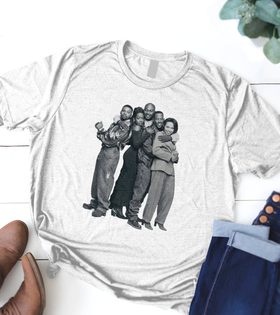 Martin Lawrence The Squad Is Everything Squad Goals Iconic Group Photo T-Shirt