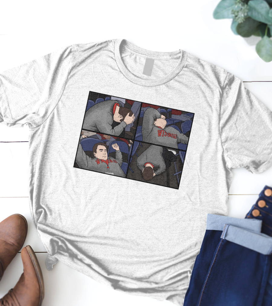 Meltdown Wisconsin Fan Pardon My Take Hank Lockwood T-Shirt