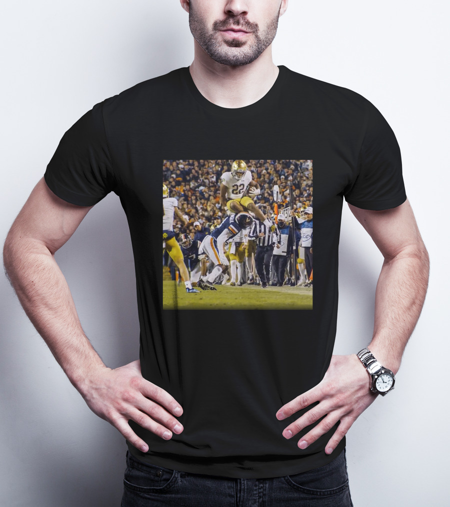 Aj Diggs 22 Logan Diggs Notre Dame Football Goirish T-Shirt