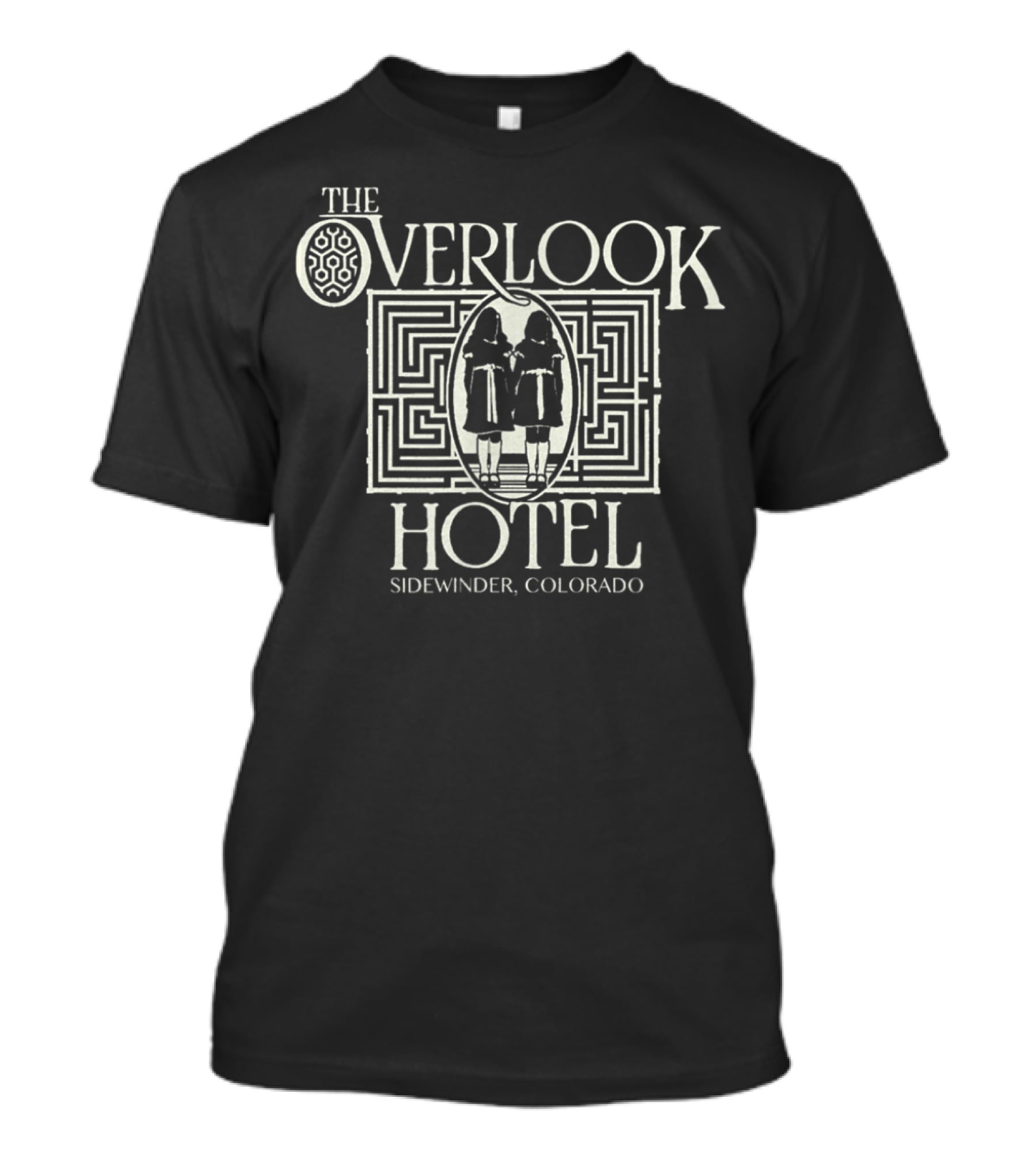 The Overlook Hotel Sidewinder Colorado Twins Labyrinth T-Shirt