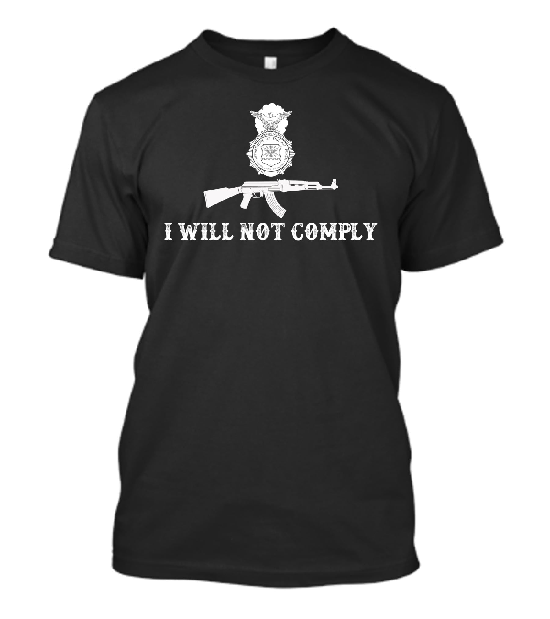 I Will Not Comply Rifle Seal T-Shirt