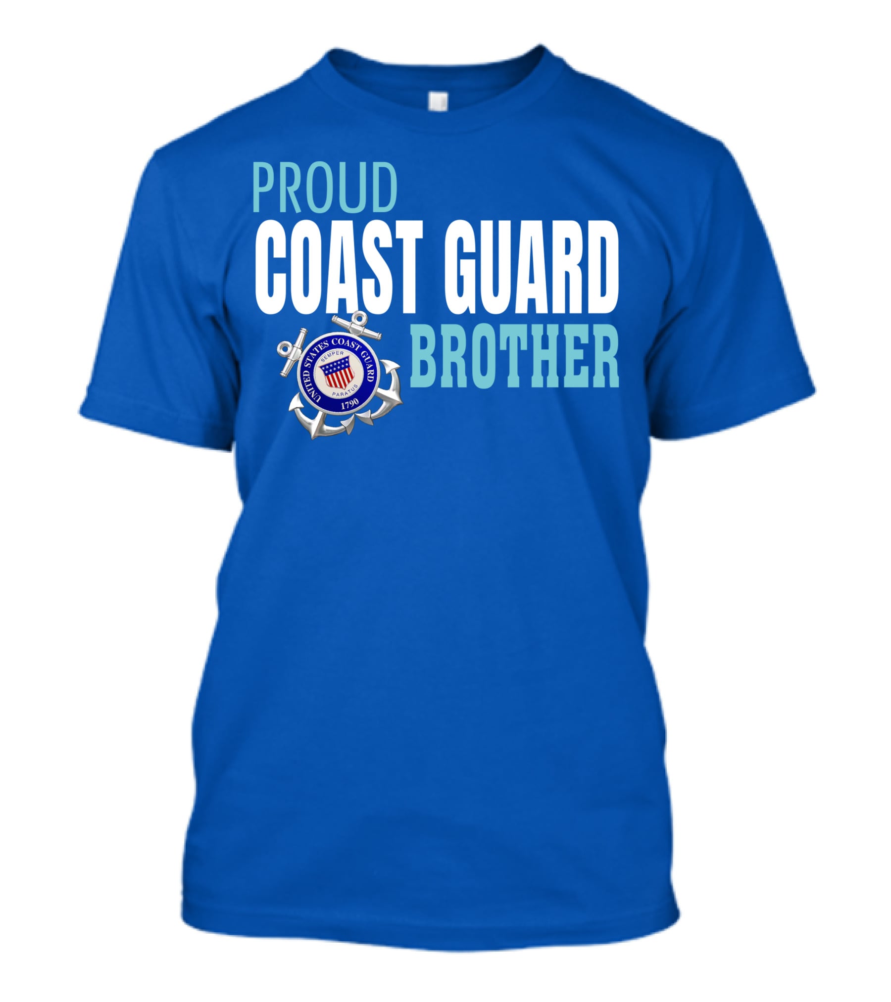 Proud Coast Guard Brother United States Coast Guard 1790 T-Shirt
