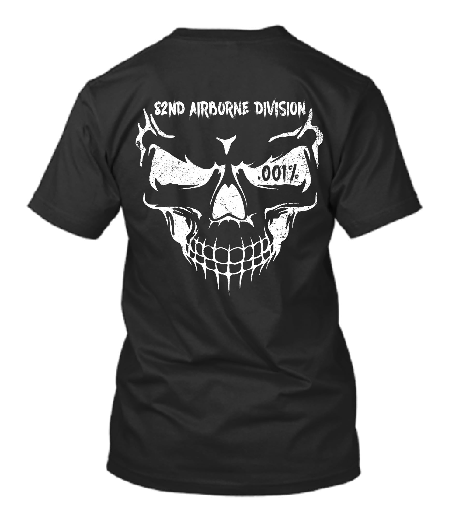 82Nd Airborne Division Skull 001% T-Shirt