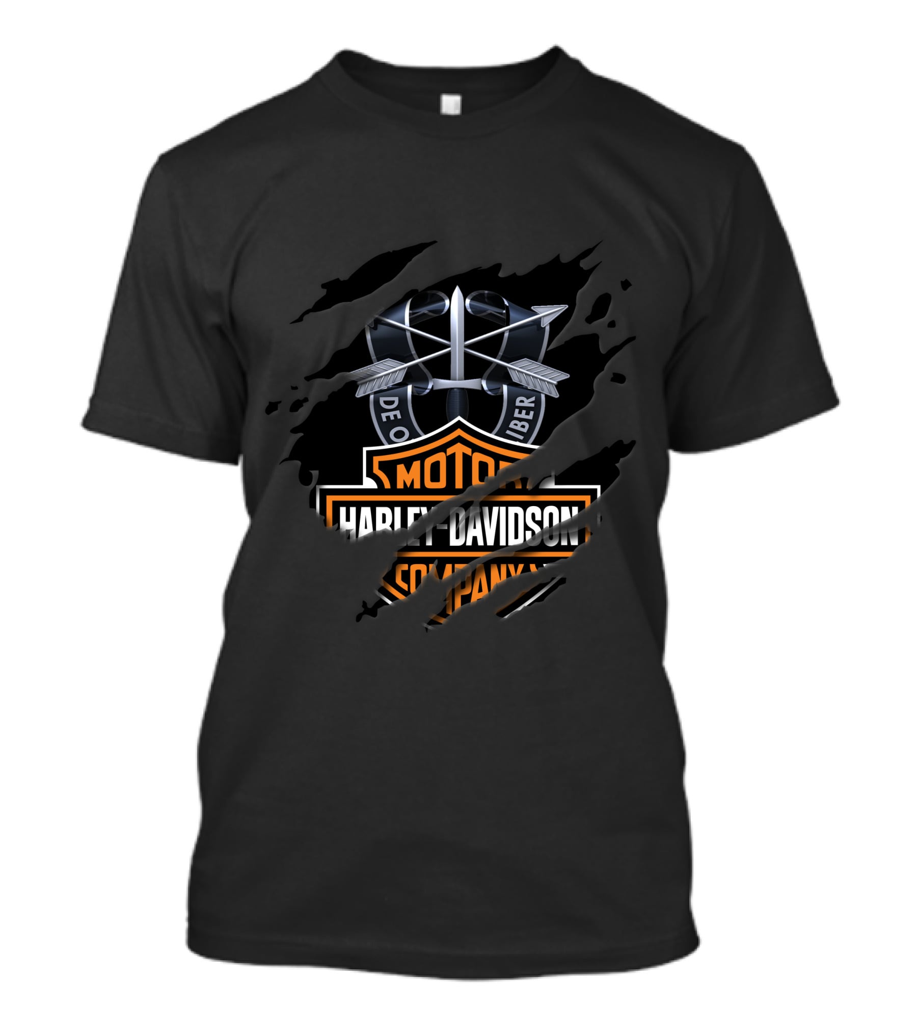 Harley Davidson Motorcycle Company Armed Forces T-Shirt