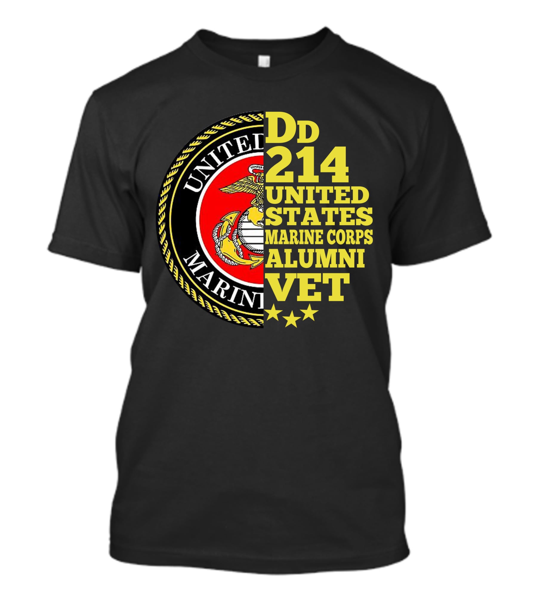 Dd 214 United States Marine Corps Alumni Vet T-Shirt