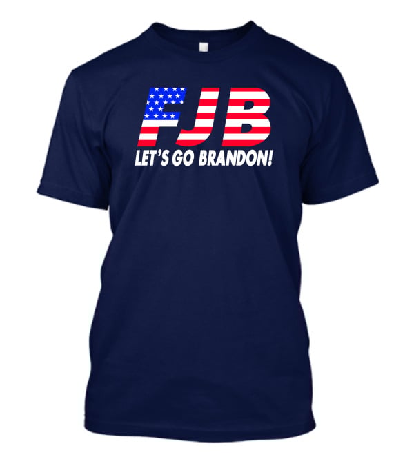 FJB Let's Go Brandon American Flag T-Shirt