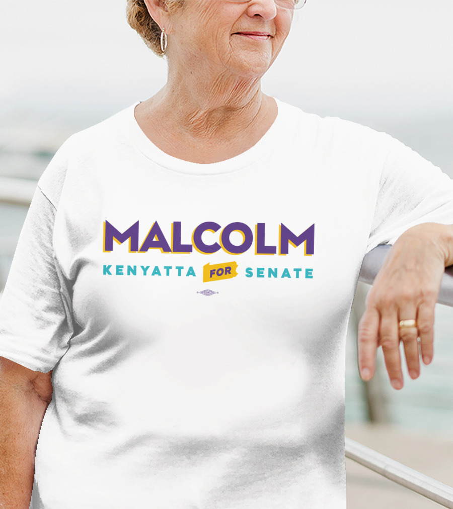 Malcolm Kenyatta For Senate White Merchandise Store T-Shirt