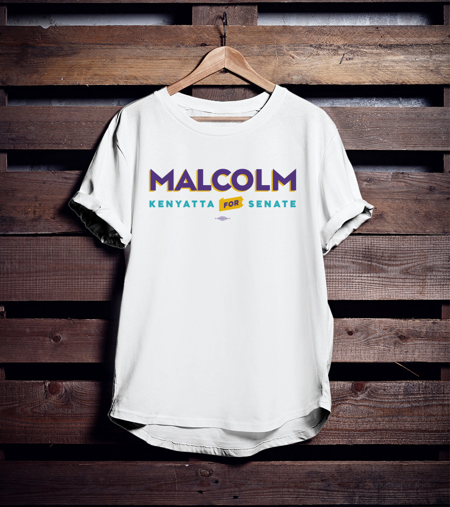 Malcolm Kenyatta For Senate White Merchandise Store T-Shirt