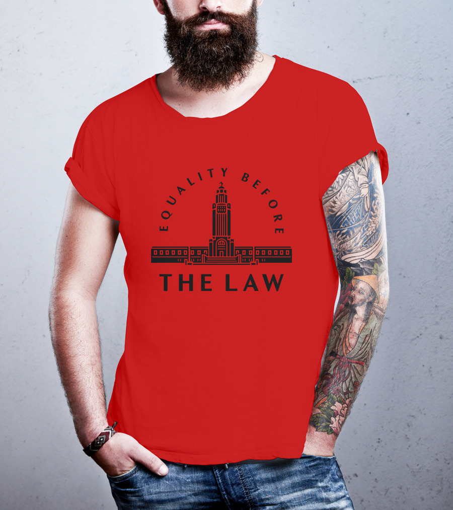 Adam Morfeld Merch Equality Before The Law Senator Megan Hunt Nebraska Capitol T-Shirt