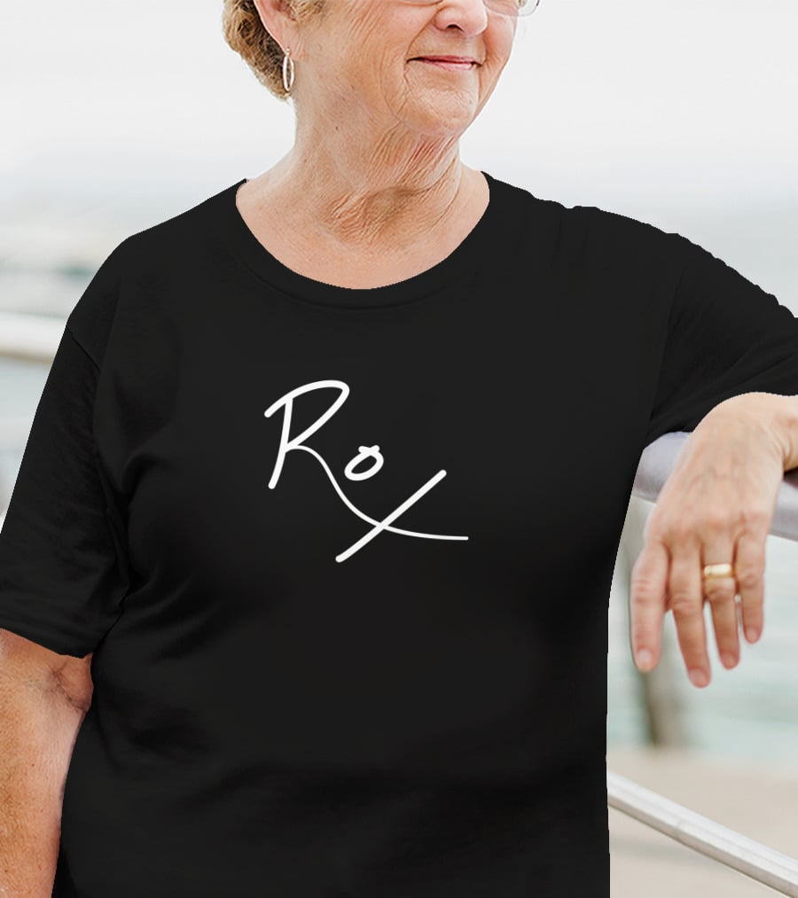FEG Roix Signature Style Text Minimalist T-Shirt