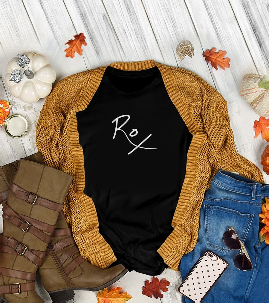 FEG Roix Signature Style Text Minimalist T-Shirt