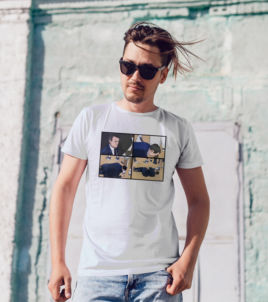 Pardon My Take Collapse Big Cat Comic Strip T-Shirt