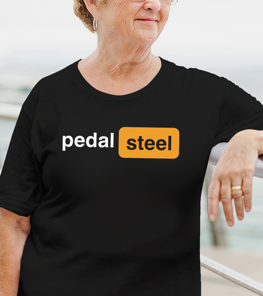 Pedal Steel Hippies And Cowboys Merch Pedal Steel T-Shirt