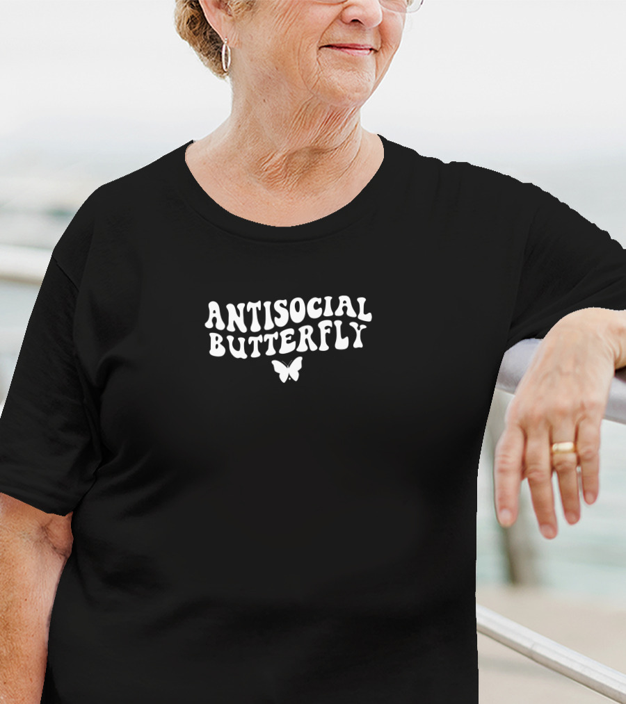 Andrea Russett Antisocial Butterfly With Butterfly T-Shirt