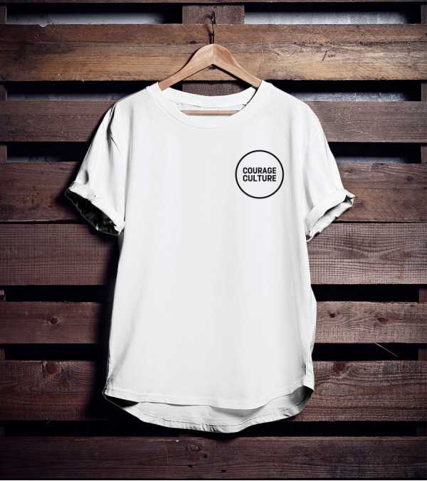 Courage Culture Bold Minimalist Circle T-Shirt