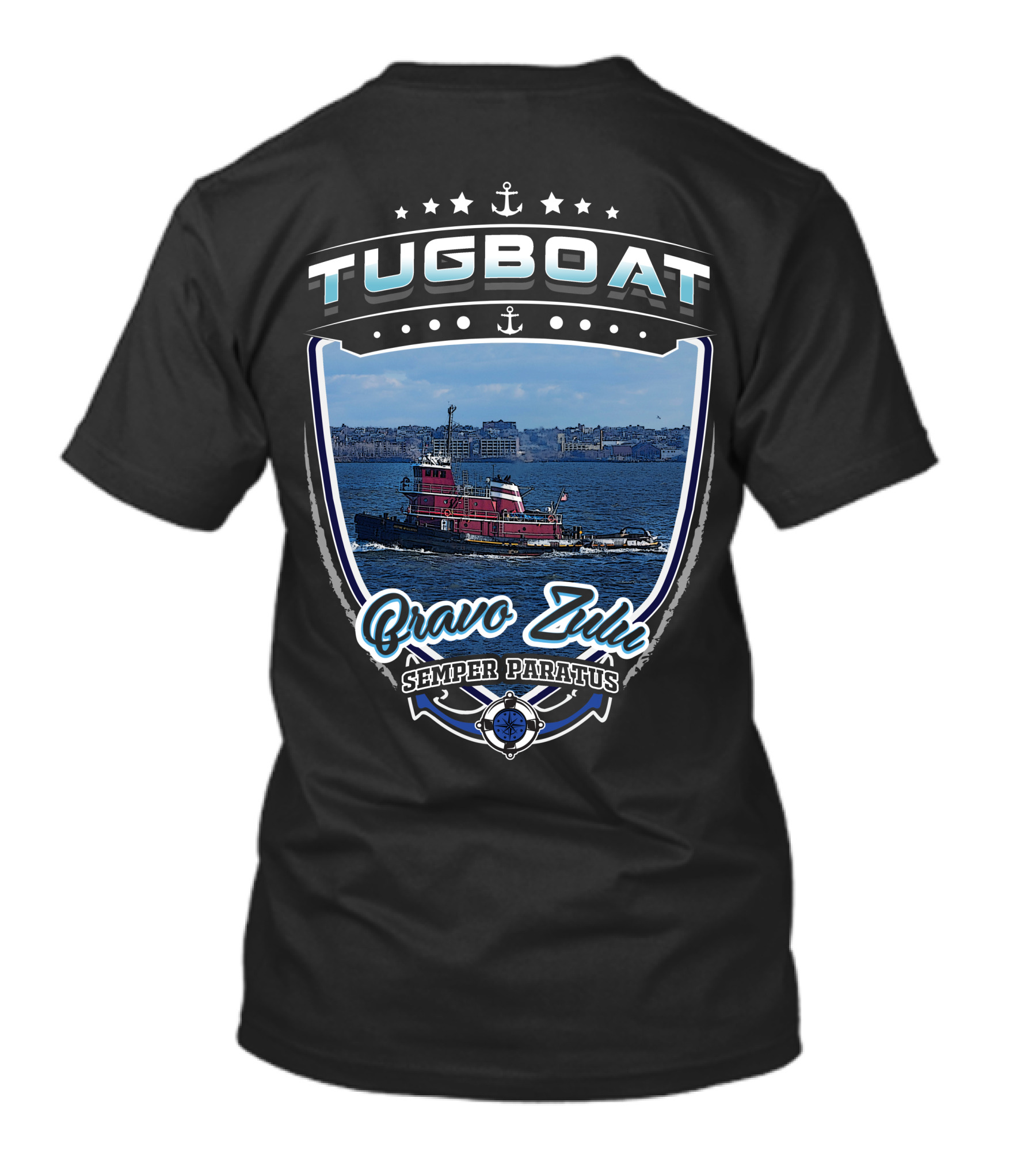 Tugboat Bravo Zulu Semper Paratus T-Shirt